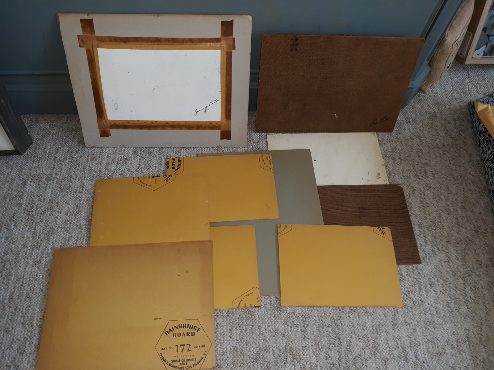 James Ponter Painting Lot New Jersey Shore Impressionist PAFA Philadelphia