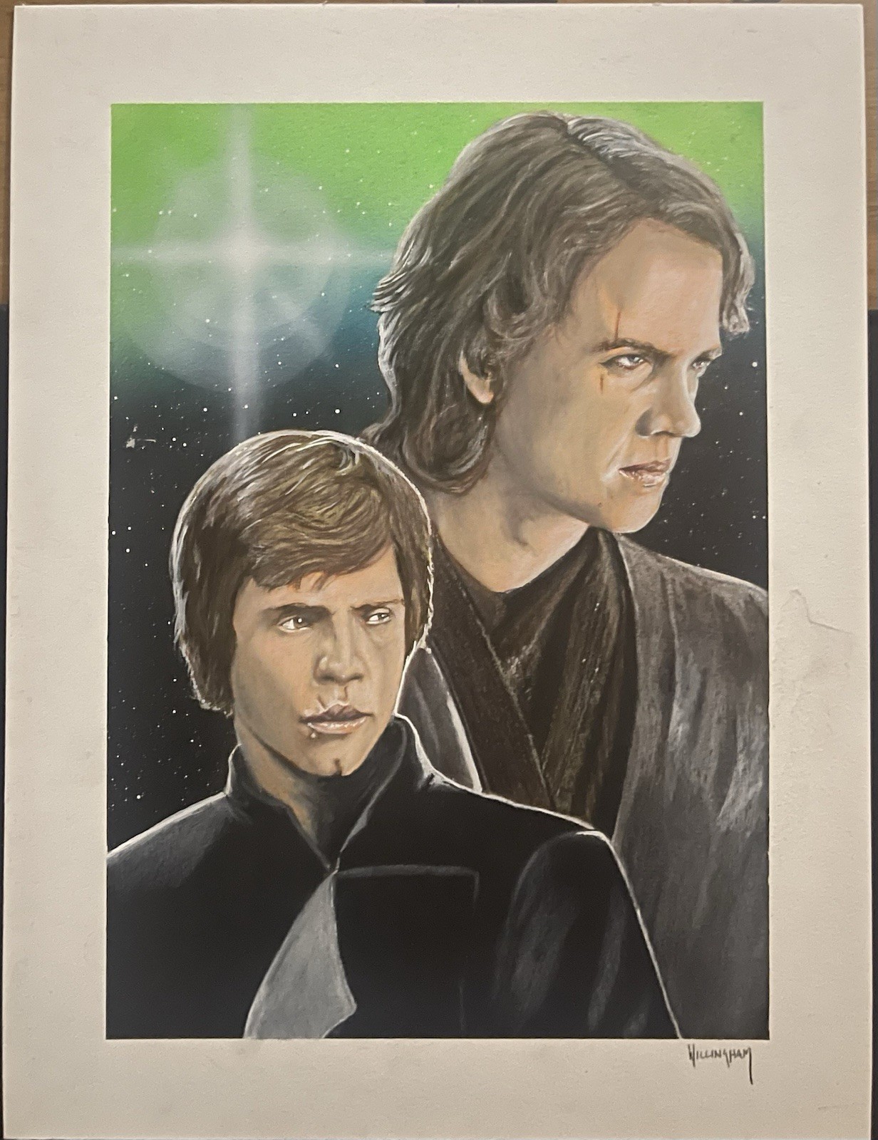 Star Wars Anakin And Luke Original Fan Art By Artist