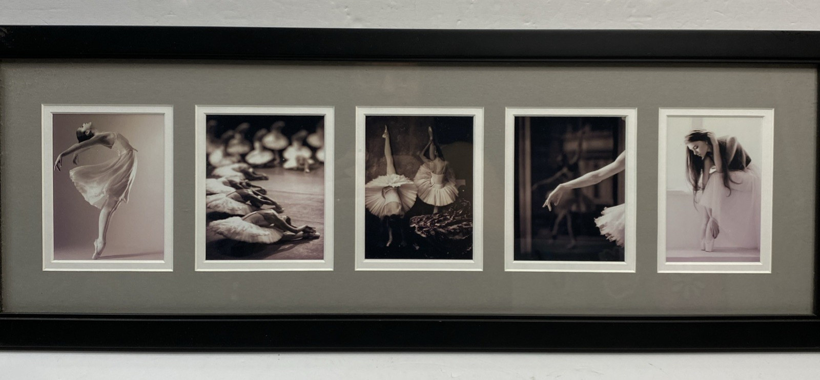 Ballet Photos Custom Framed Gallery Ballerina Dance Tutu Point Shoes Black White