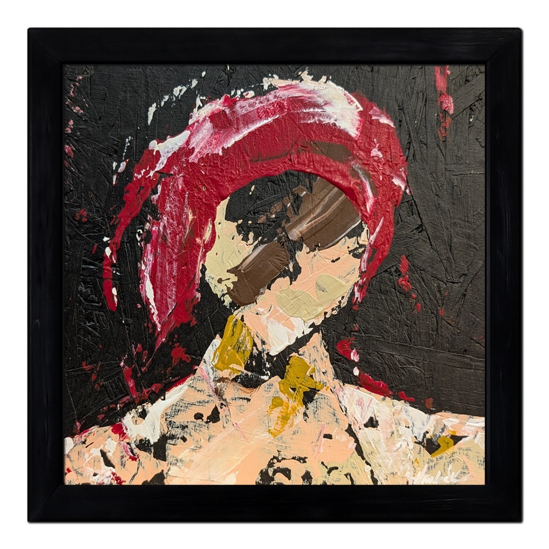 HAVLOCK Burn Turn Return OOAK Framed Painting Signed COA Expressionist Abstract