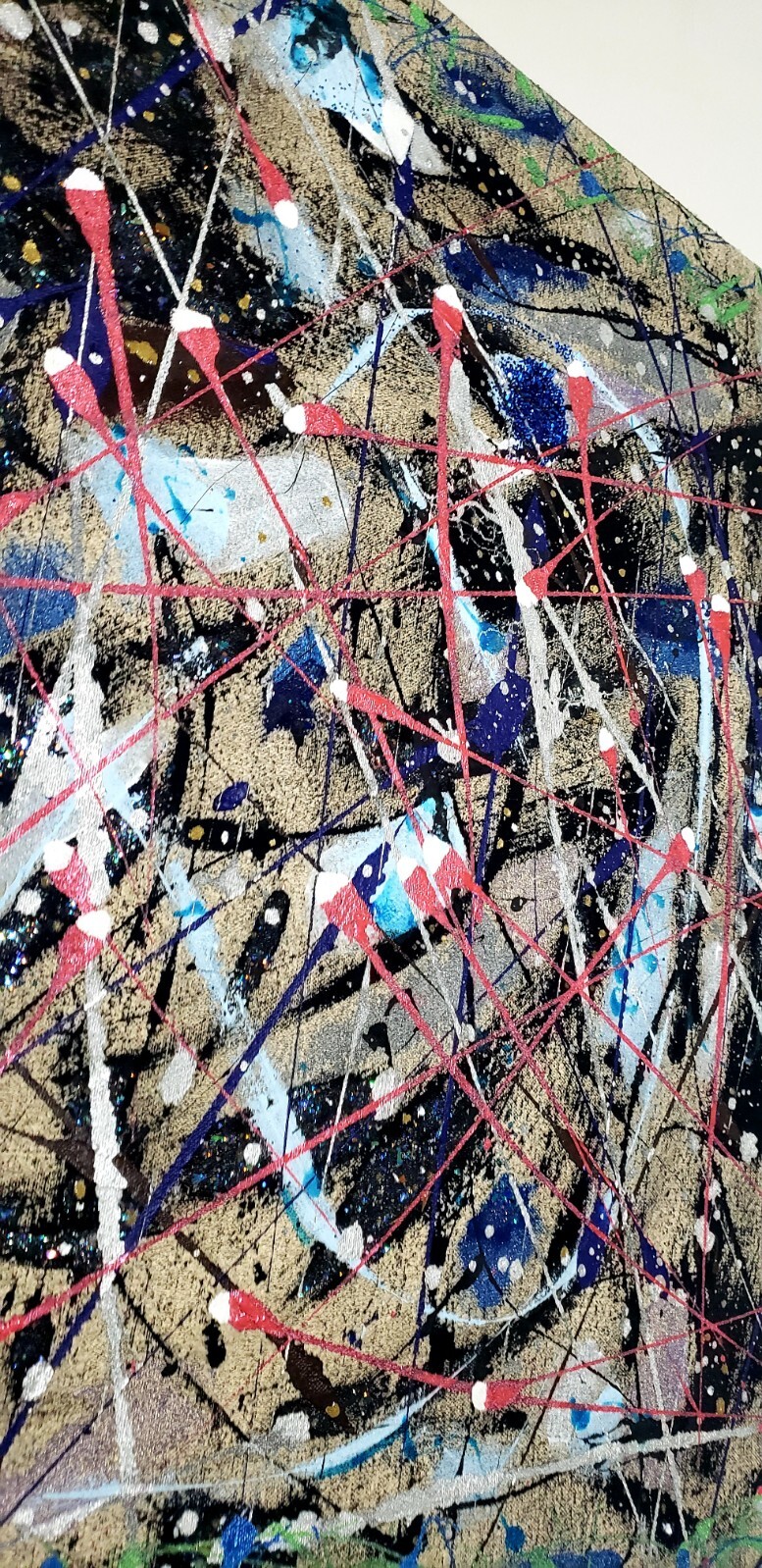 FIRST NATIONS abstractAcrylic painting on canvas by original artist, SIGNED TOO.