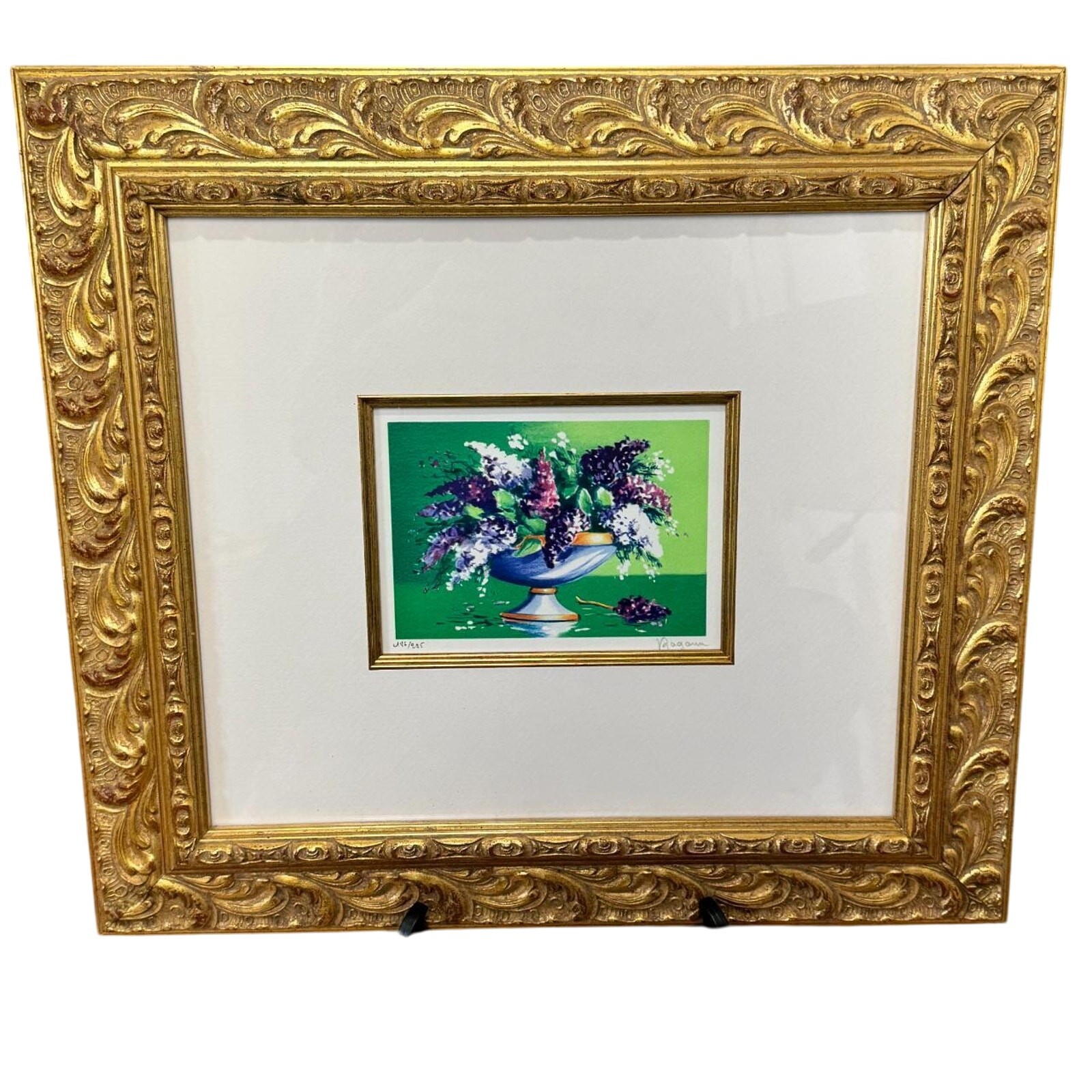 Art – Alain Ragaru 7-Color Litho Artwork – «Wisteria» -Artist Signed – «146/295»