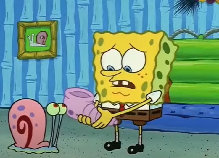 (2000) SpongeBob SquarePants Animation Cel Drawing Sketch