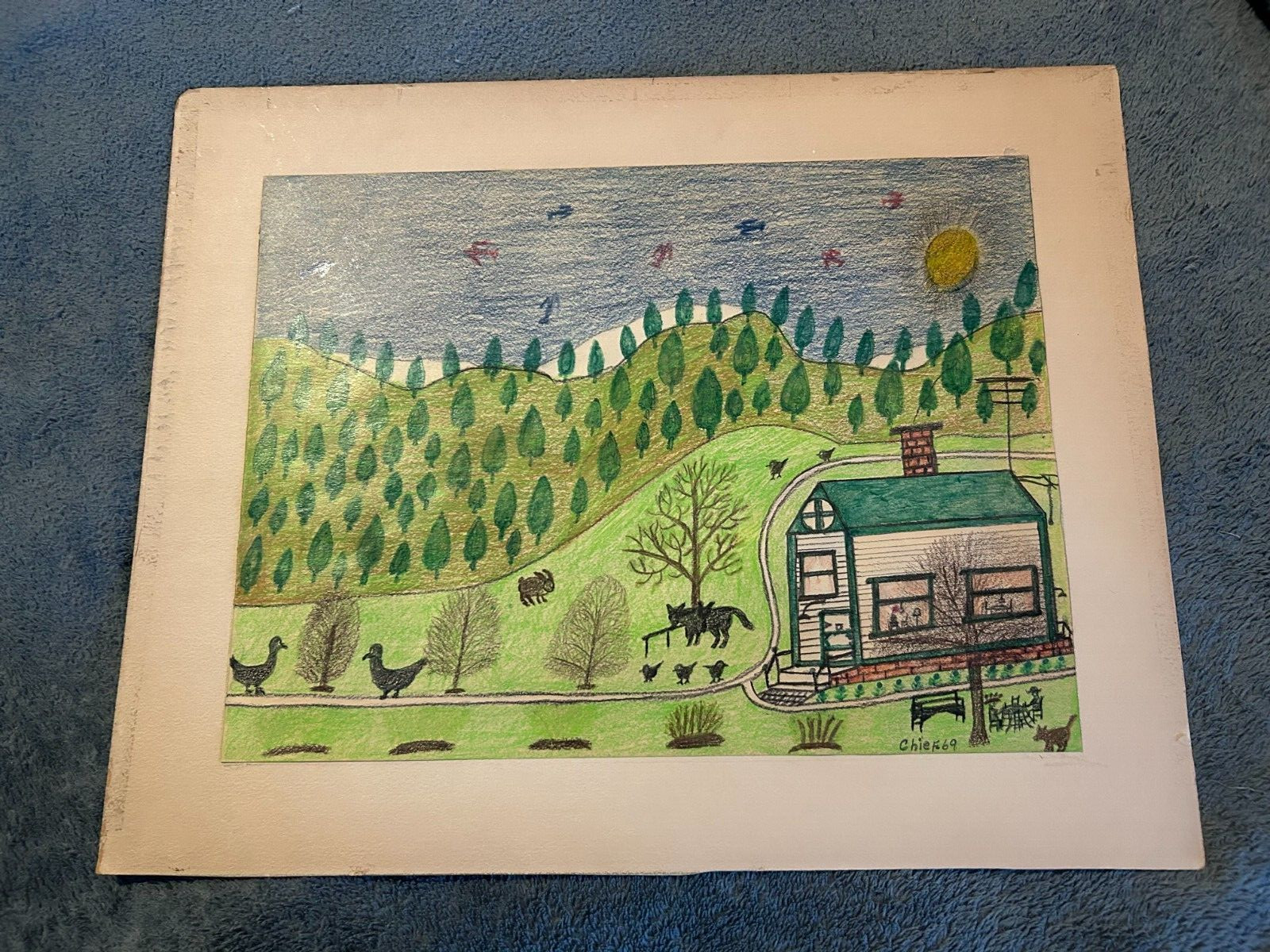 Phillip L (Chief) Willey Painting