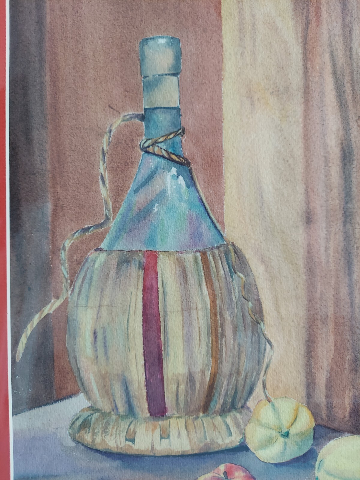 Jane Downs Carter Original Watercolor Still Life Signed Framed Painting 16″×20″H