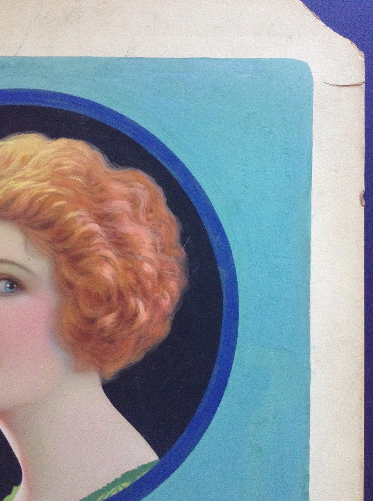 R.N. CROSS Original Signed Vintage Illustration Silent Film MARGUERITE CLARK