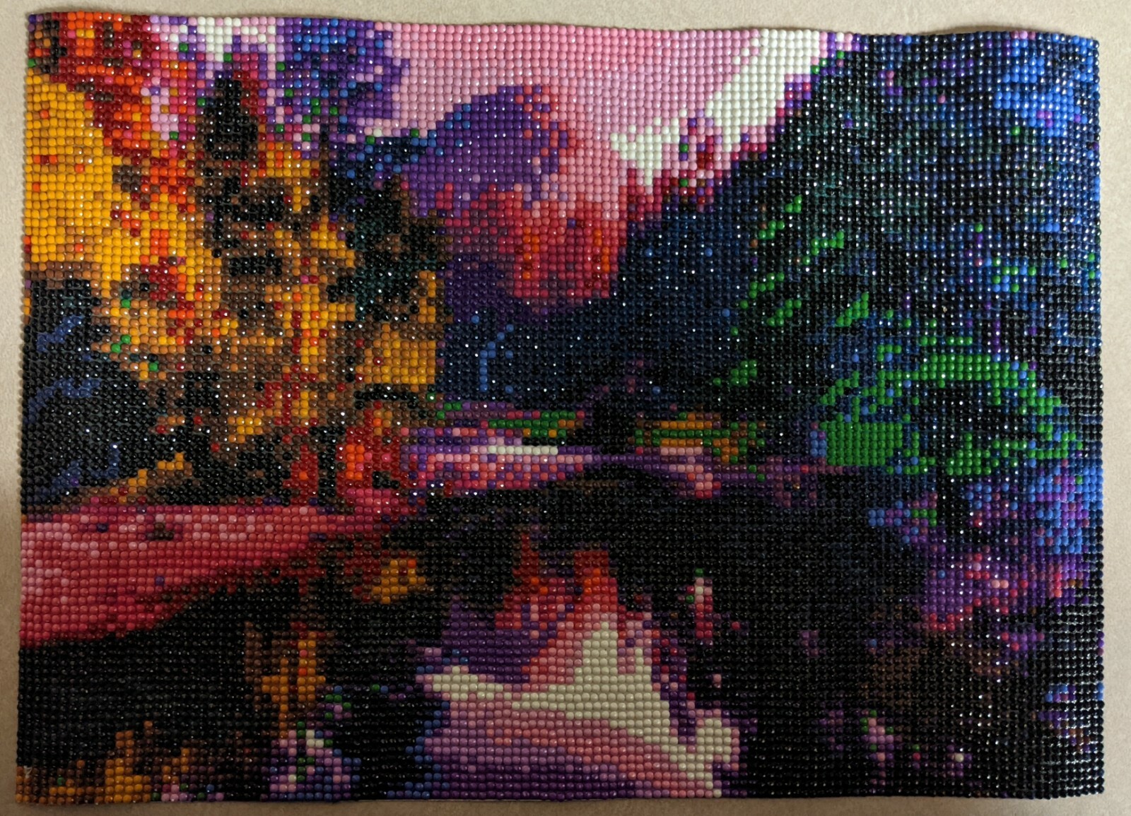 Completed- Mangrove Forest Diamond Painting / Home Wall Art Decor 30×40 cm