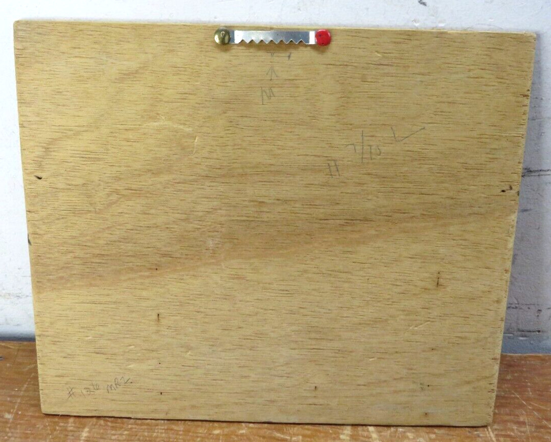 Vintage Rollins Wood Burning/Carving/Painting Farm 11.75″ x 10″ x .25″