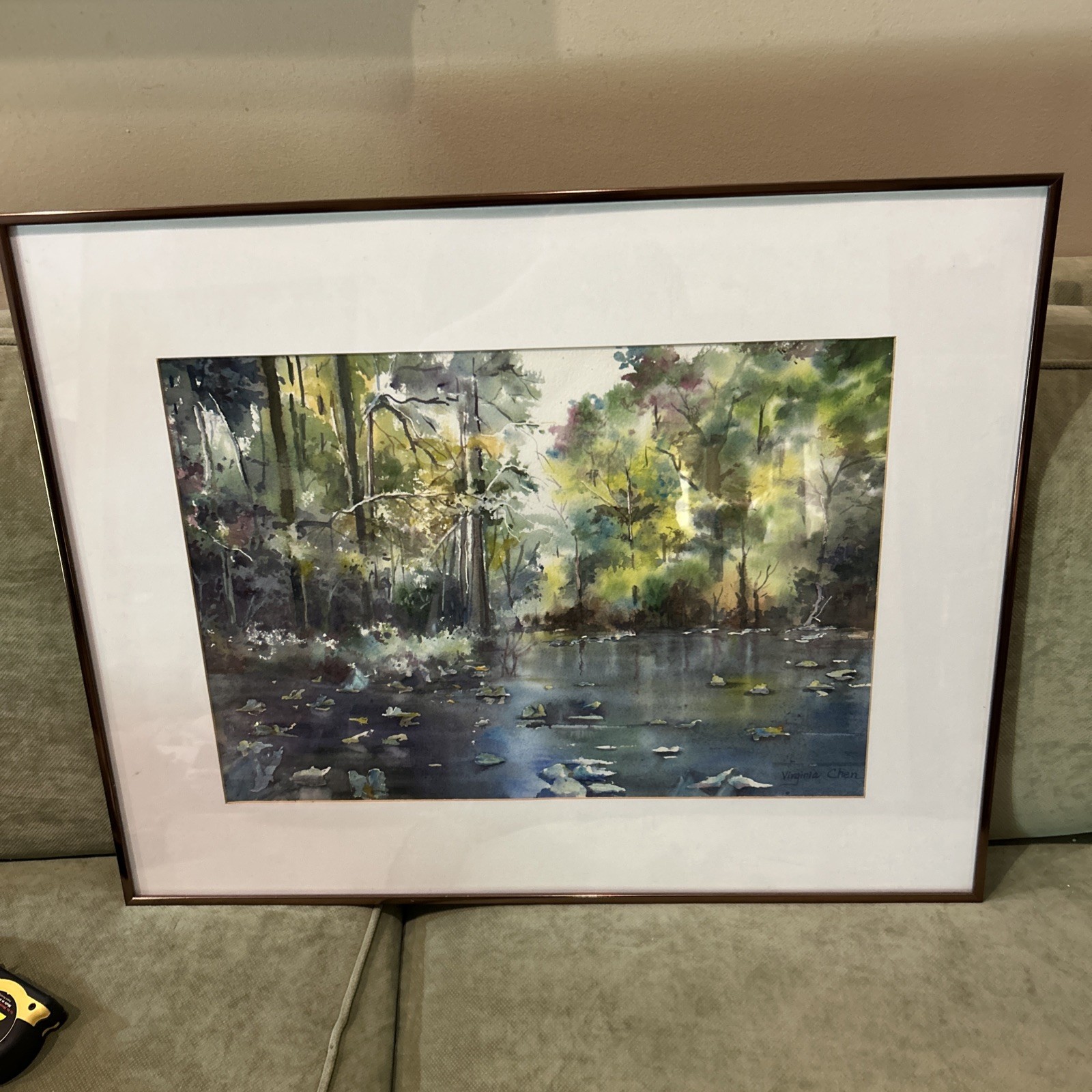 Florida Spring Watercolor By Virginia Chen Sight: 14.5” By 20.25”