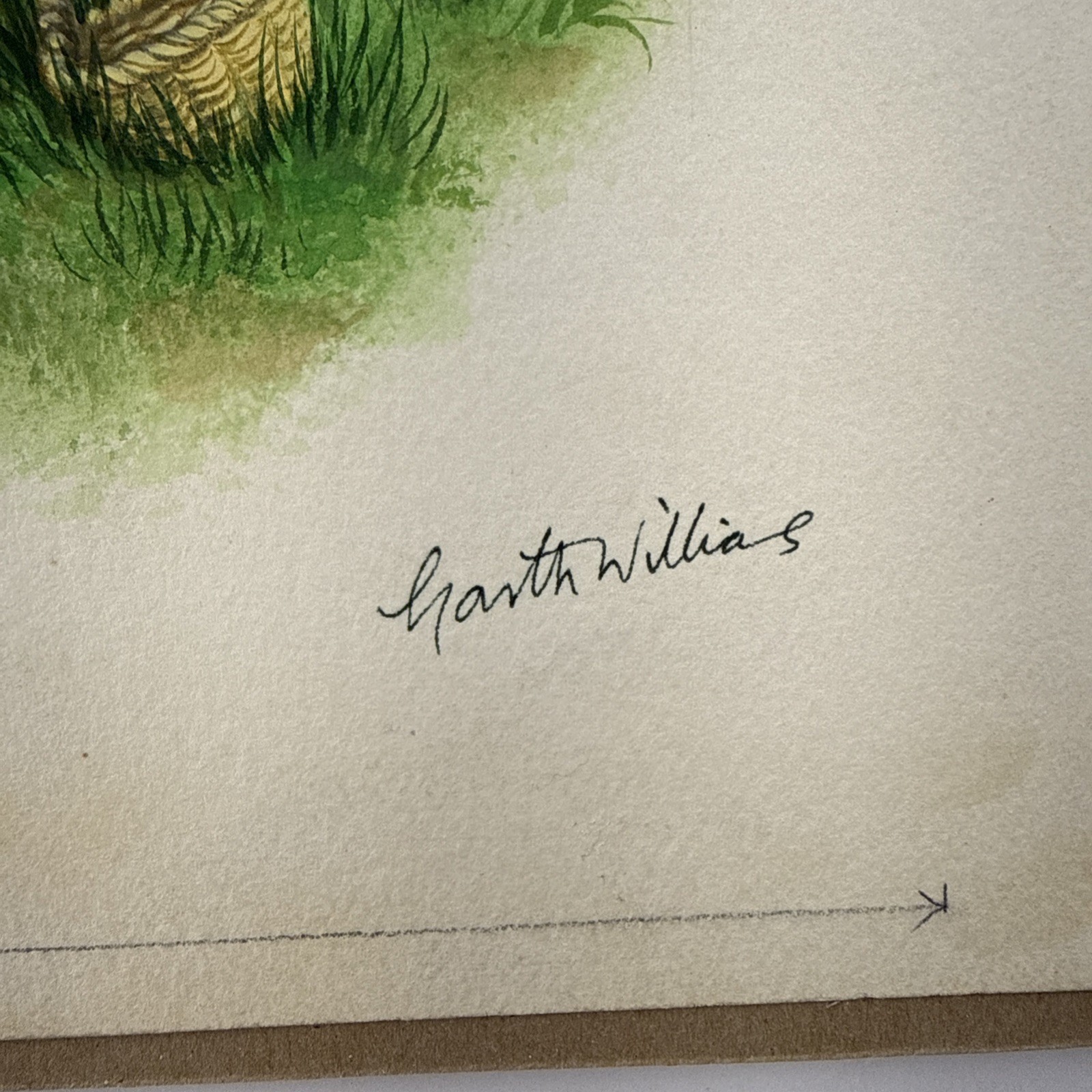 Original Garth Williams Signed Watercolor Illustration Over And Over Page 1 Art