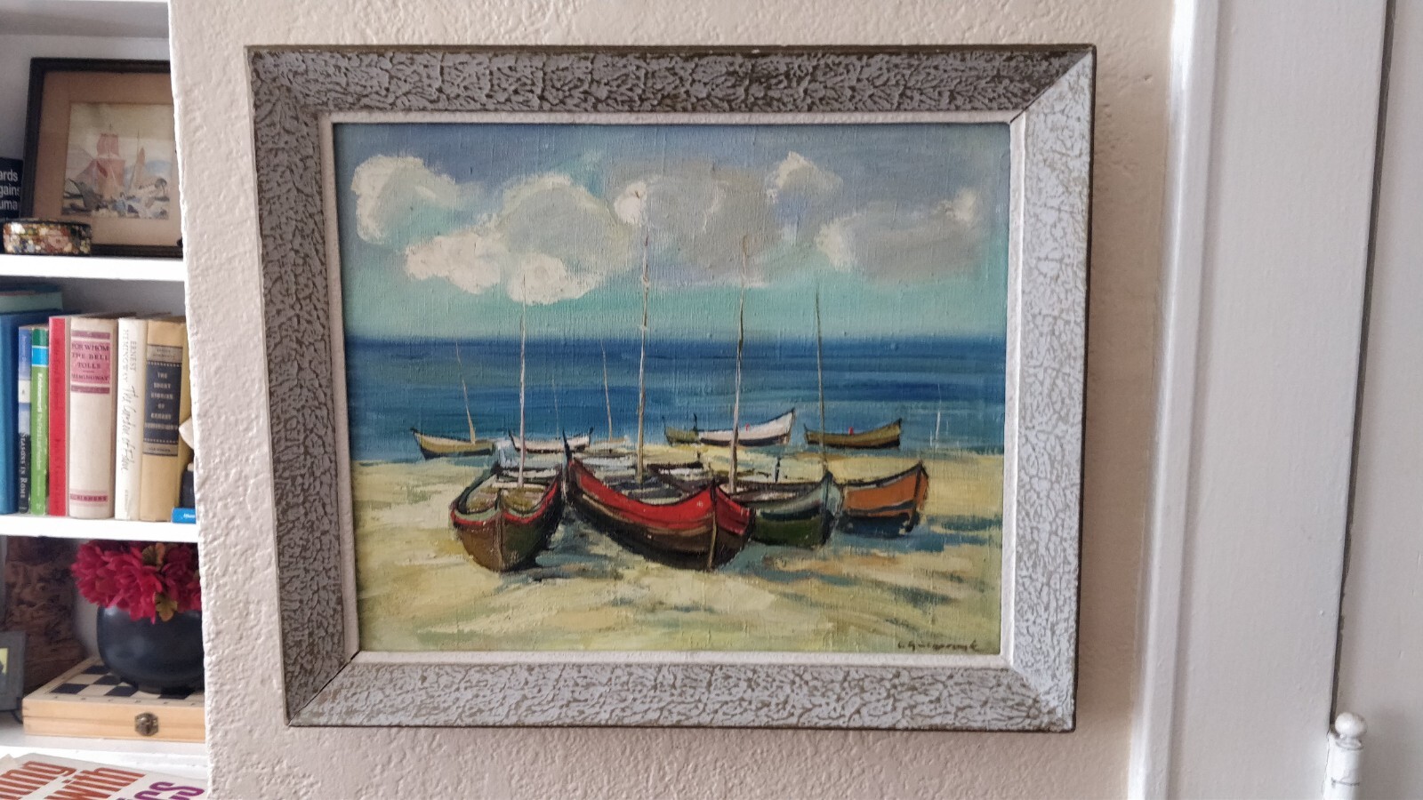 Stunning Original Oil Painting Lidia Grzegorczyk Signed Framed Impressionist