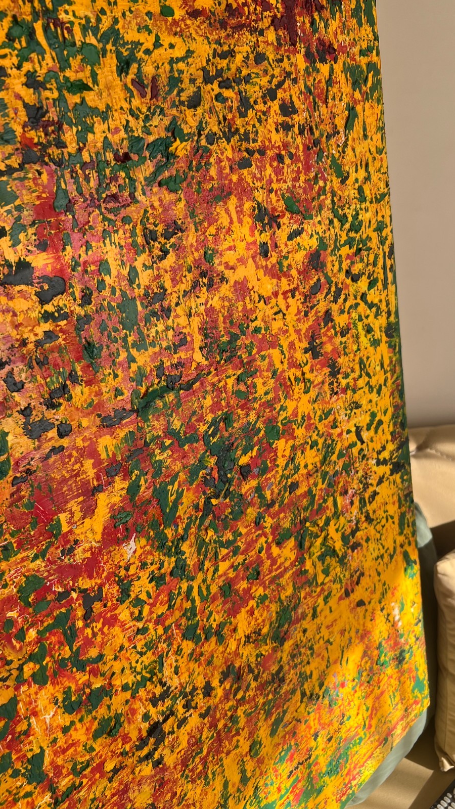 Original Large Abstract Painting on Canvas – One of a Kind Signed Art