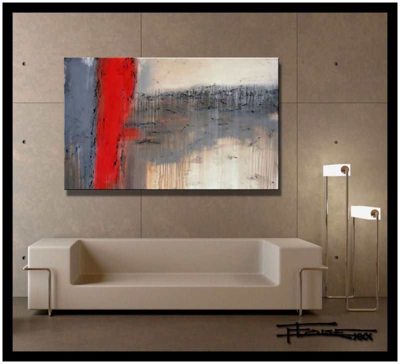 ABSTRACT CANVAS PAINTING Direct from Artist USA Large ELOISExxx