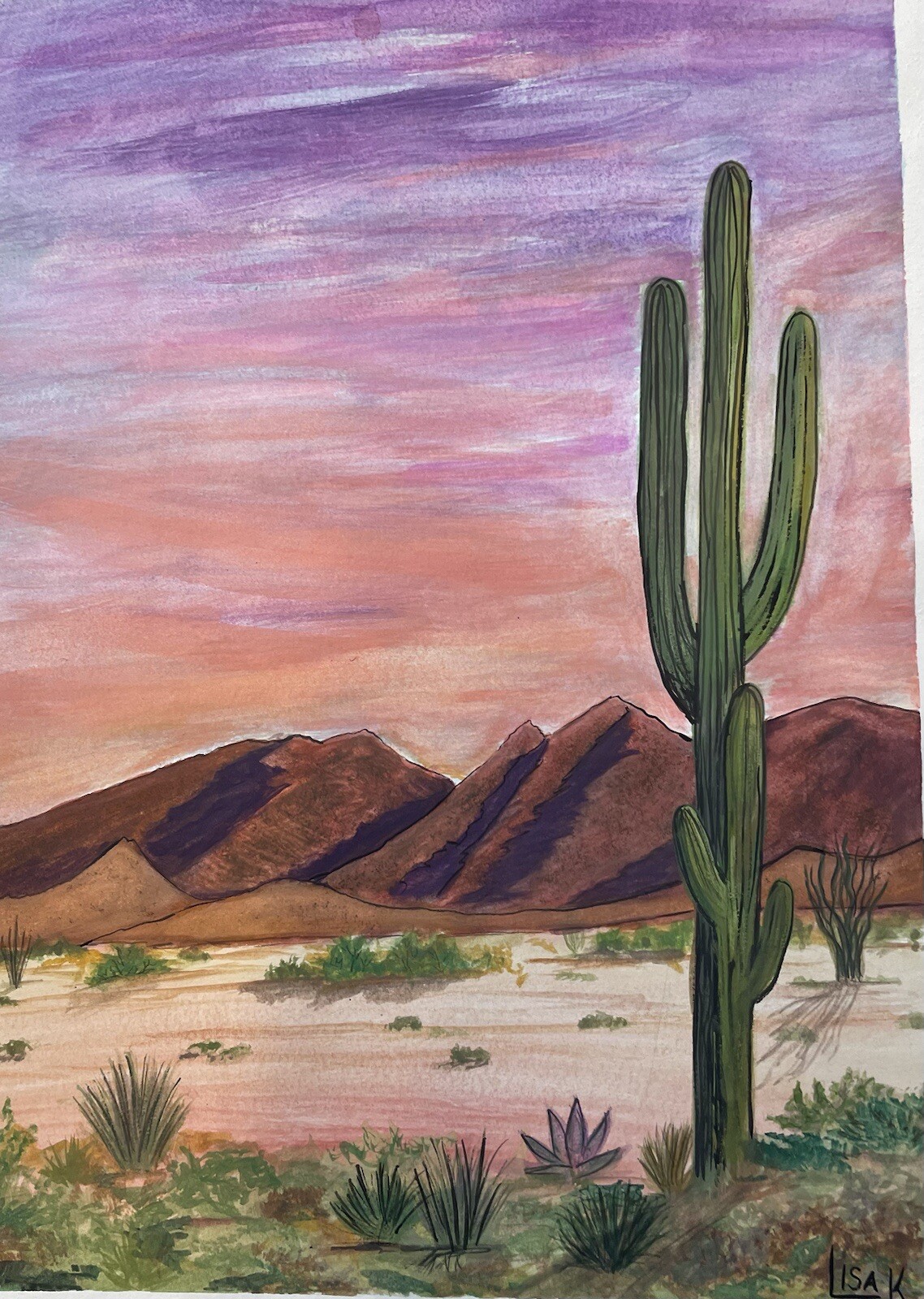 Yuma Foothills Painting