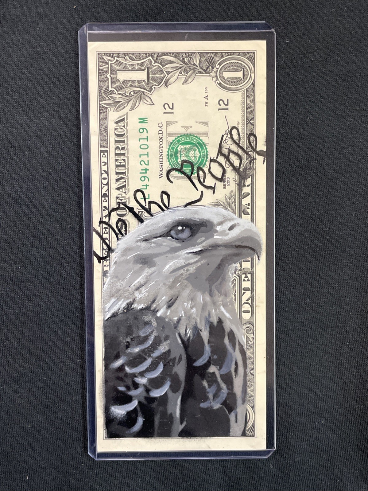 Eagle We The People 1 Dollar Bill painting Graffiti Art Street Art America