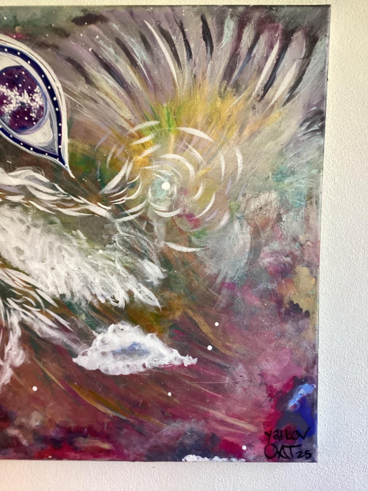 Celestial Awakening Codes – High Frequency Galaxy Painting Colab Yaakov & Tatara