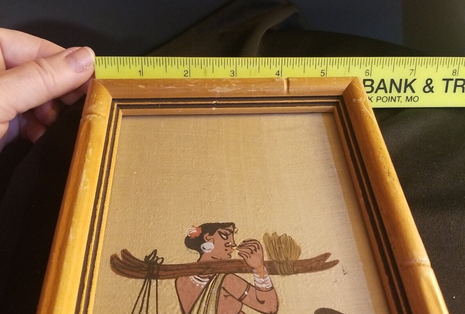 Polynesian, Native Hand Painted painting on Linen Artwork Acrylic?Oil? Unique