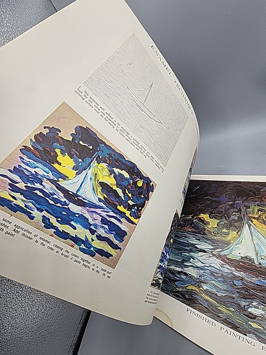 Modern Approach Series Painting Landscape Seascapes Vintage Art Book