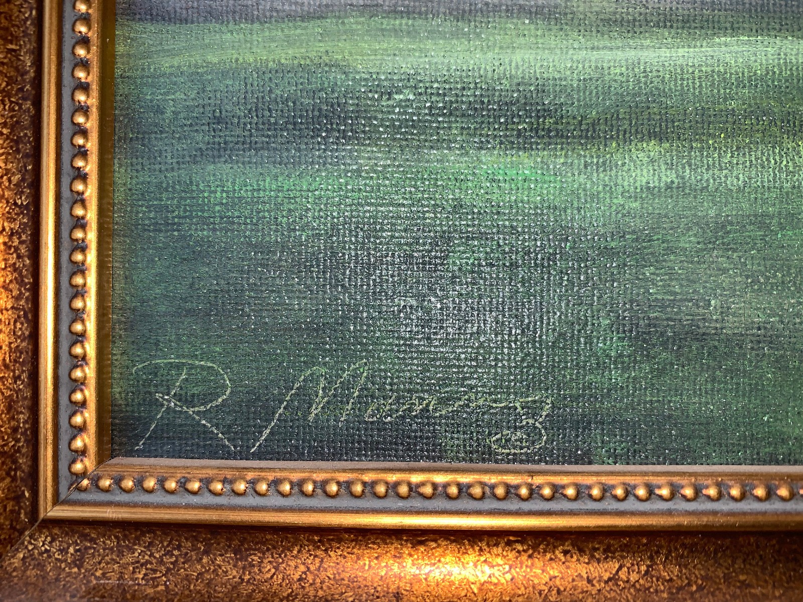 Original Rebecca Manns Acrylic Painting «Boundless II» Wonderful Landscape