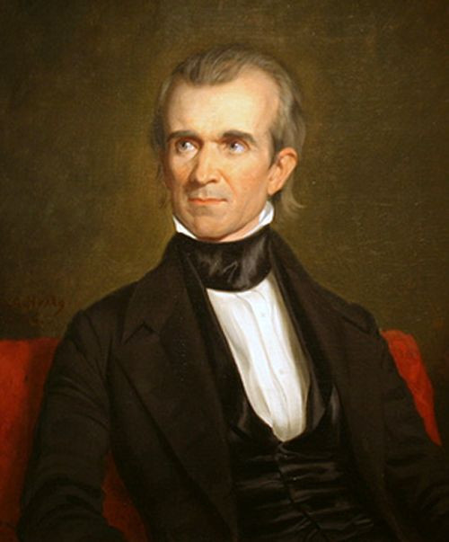 Dream-art hand painted Oil painting America President James K. Polk on canvas