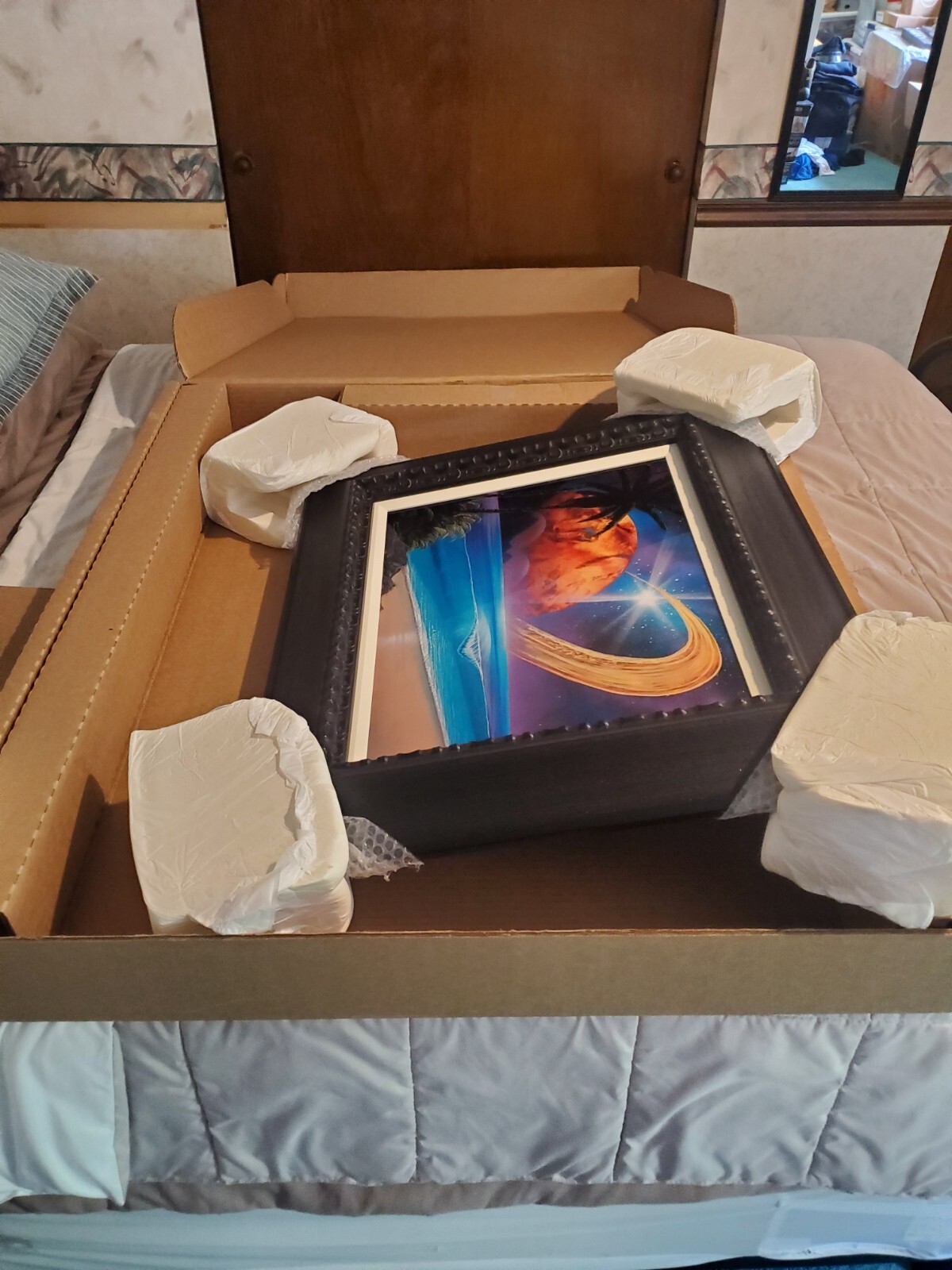 Chris Sebo Dye Sublimation on Aluminum (Dance of the Spheres) #81/99 Stunning!!