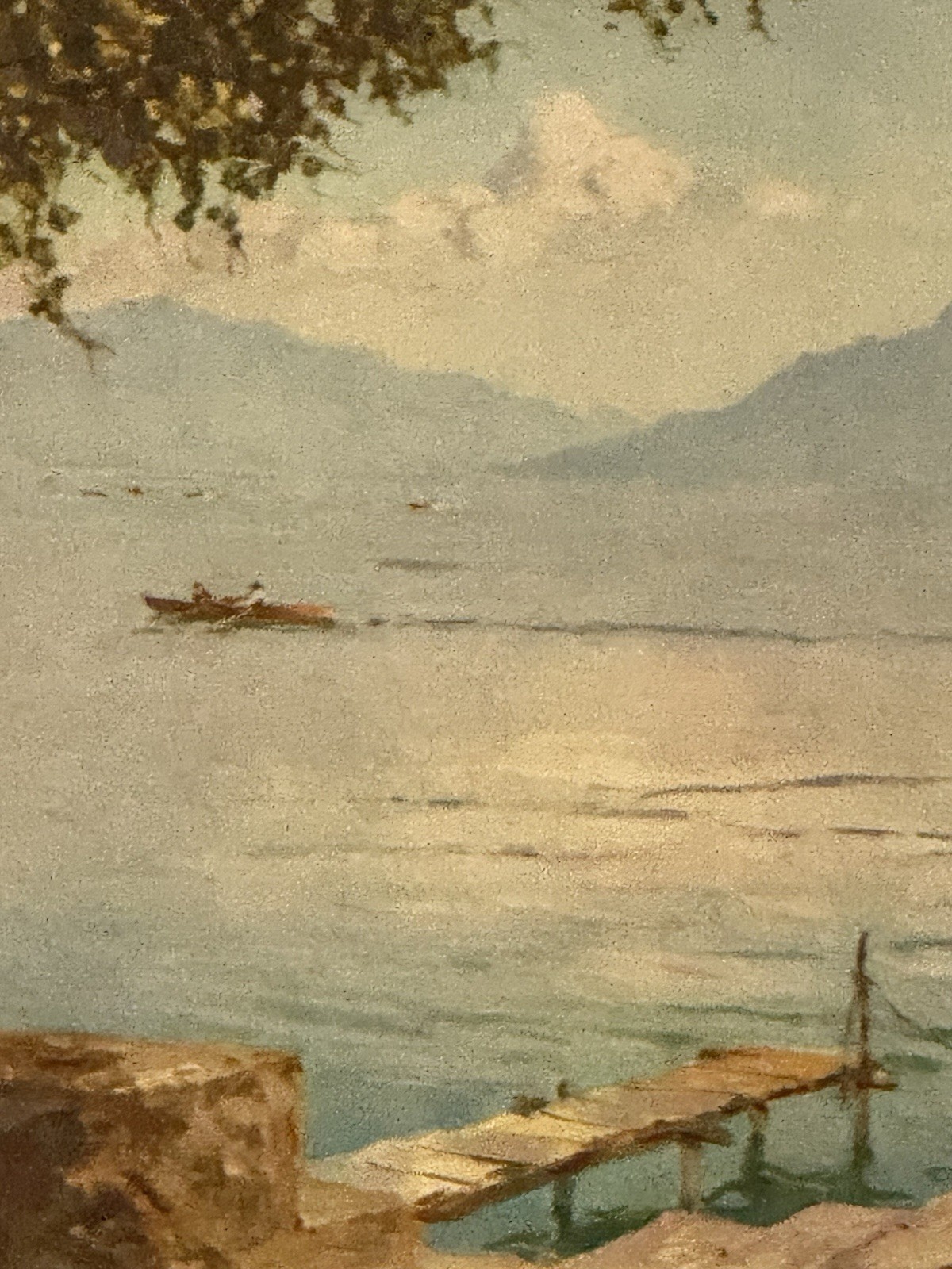 CONSTANTIN WESTCHILOFF ANTIQUE LANDSCAPE SEASCAPE WATERCOLOR PAINTING OLD 1920s