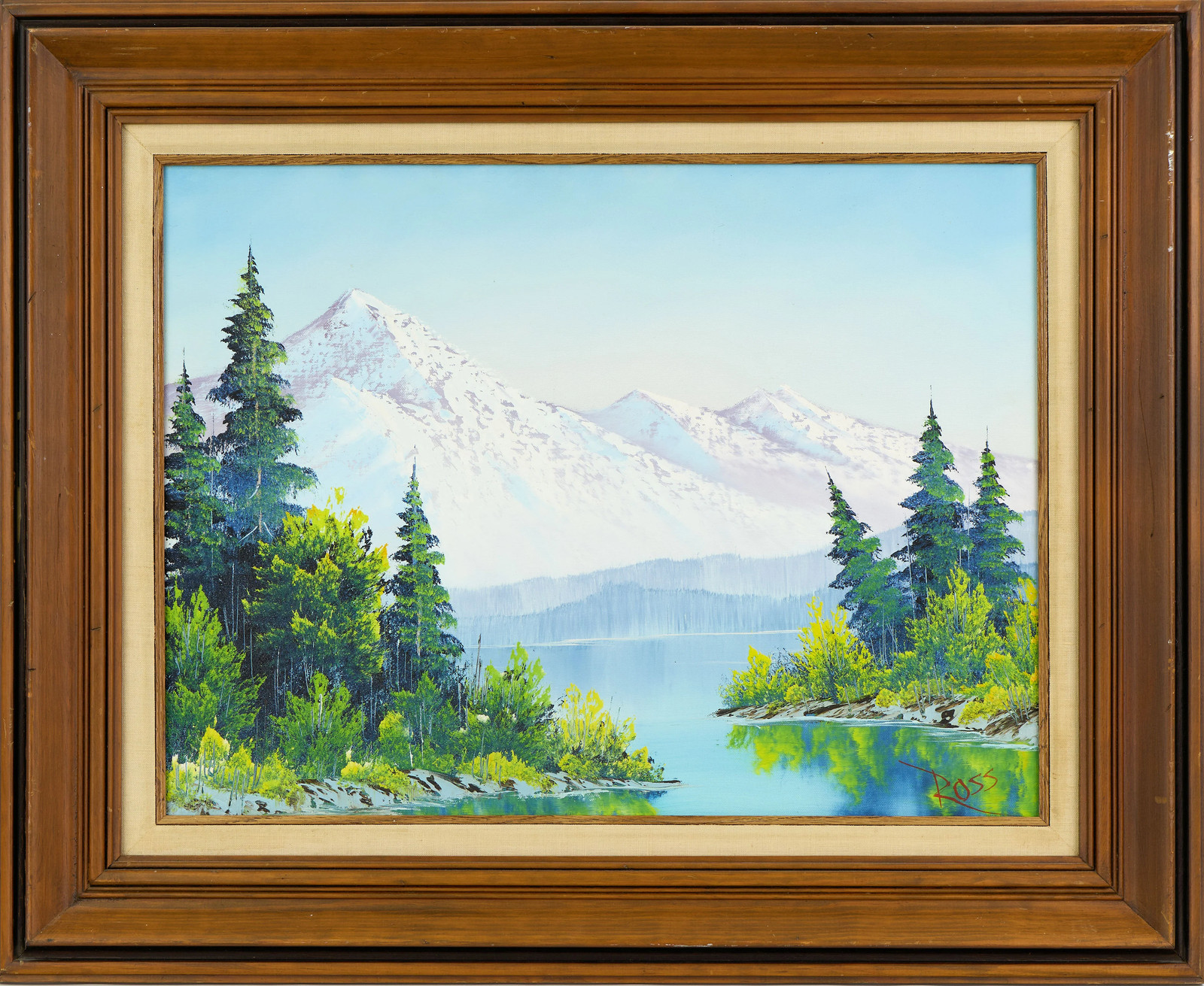 Bob Ross Painting Signed Original Oil on 18×24 Canvas w/ Bob Ross Inc COA