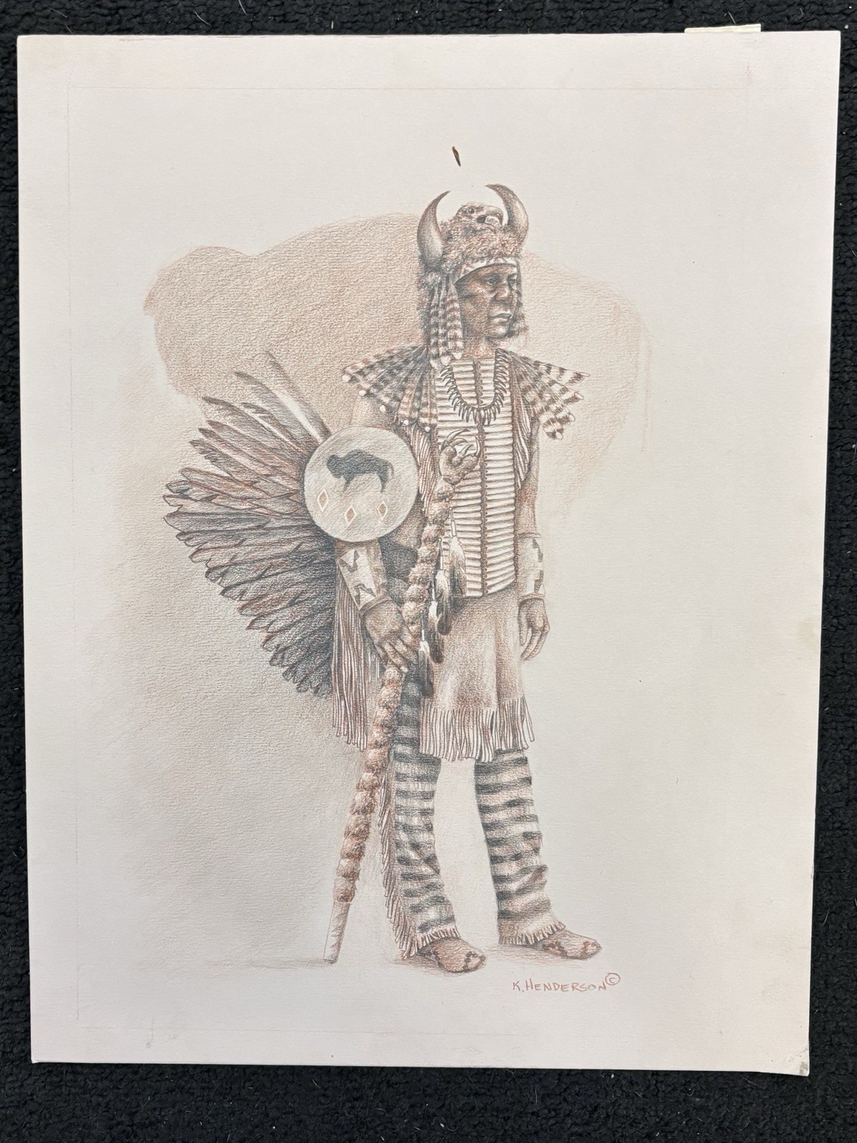 K. Henderson Original “Buffalo Soldier”