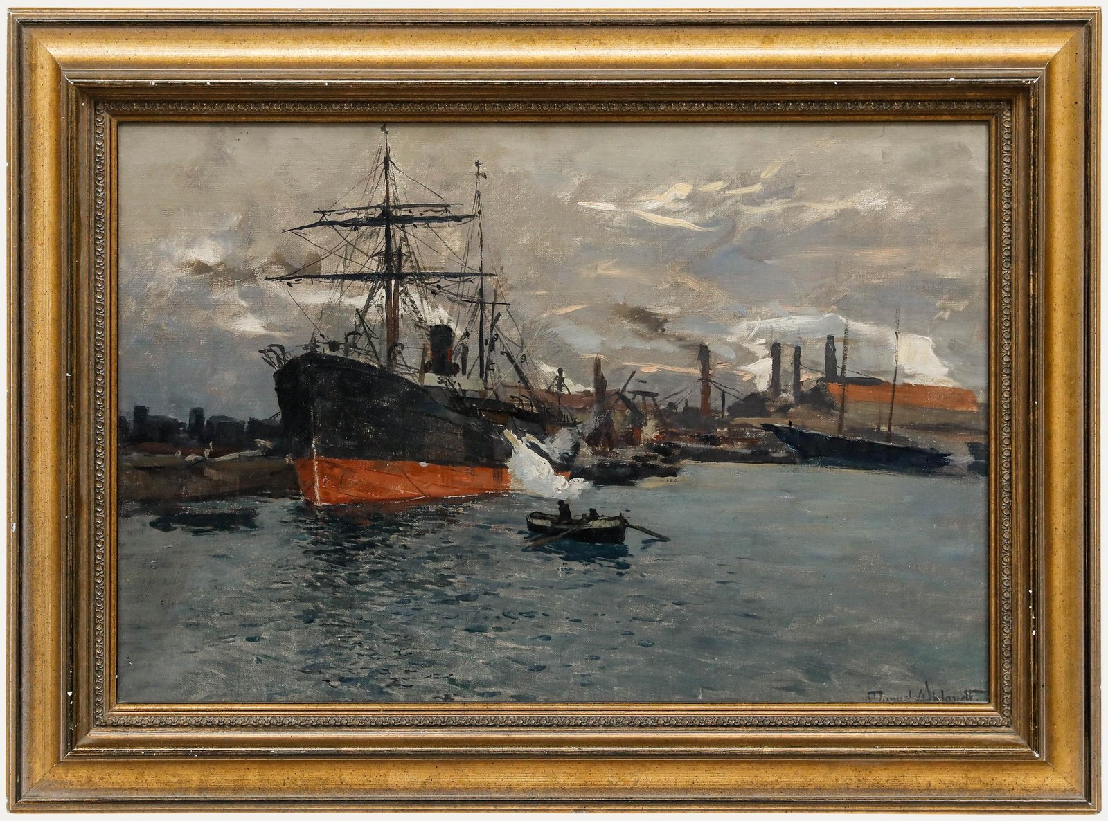 Early 20th Century Oil – Manuel Wielandt (1863-1922)