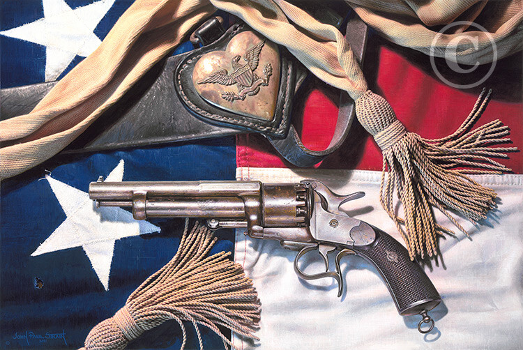General JEB Stuart’s LeMat Pistol By John Paul Strain New Studio Canvas Giclée