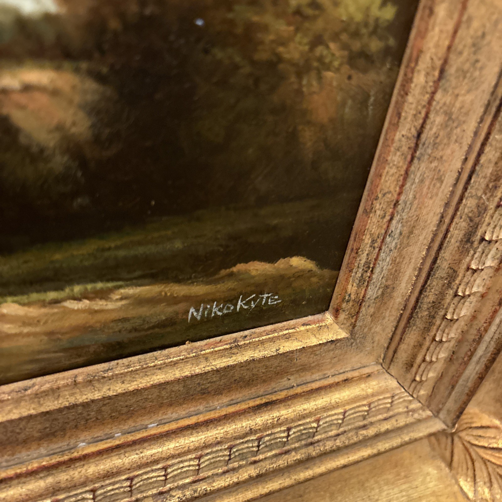 Series Of 3 Landscape Oil On Board Paintings Signed And Framed Price For 3