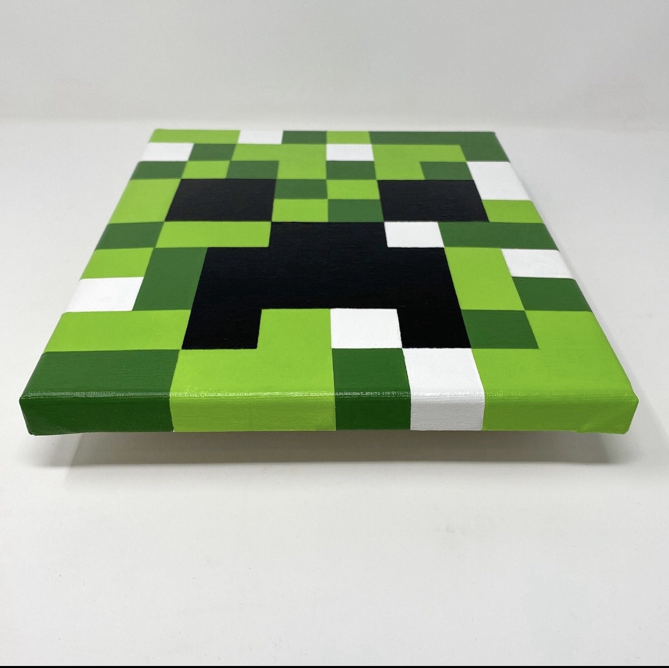 Green Pixel Monster Wall Decor