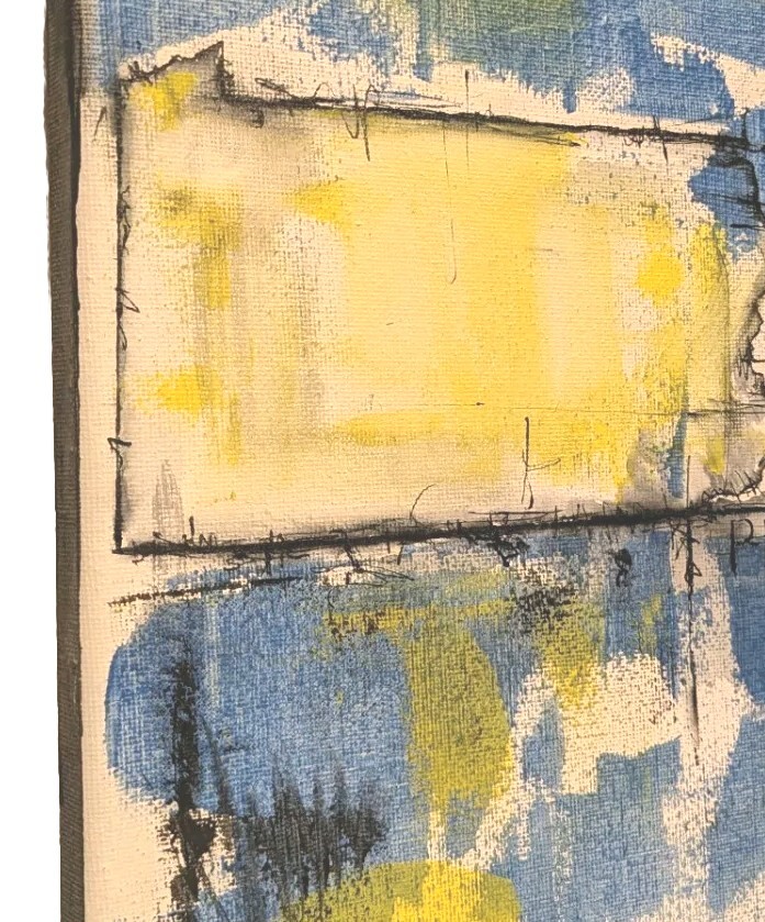 Original Abstract Minimal Textured Painting By K.A.Davis » Pennsylvania «