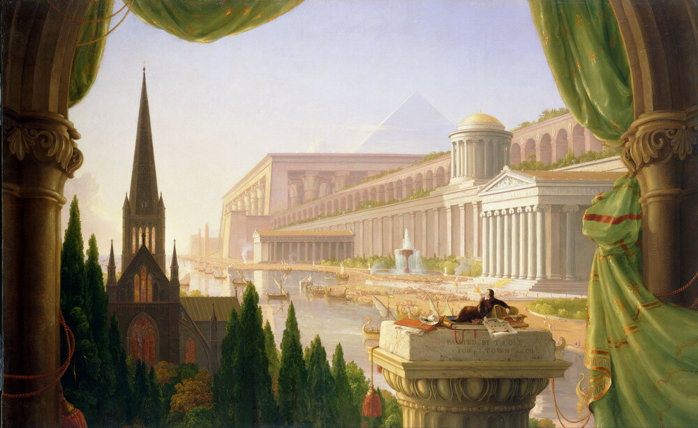 The Architect’s Dream oil painting HD Giclee printed on canvas L3076