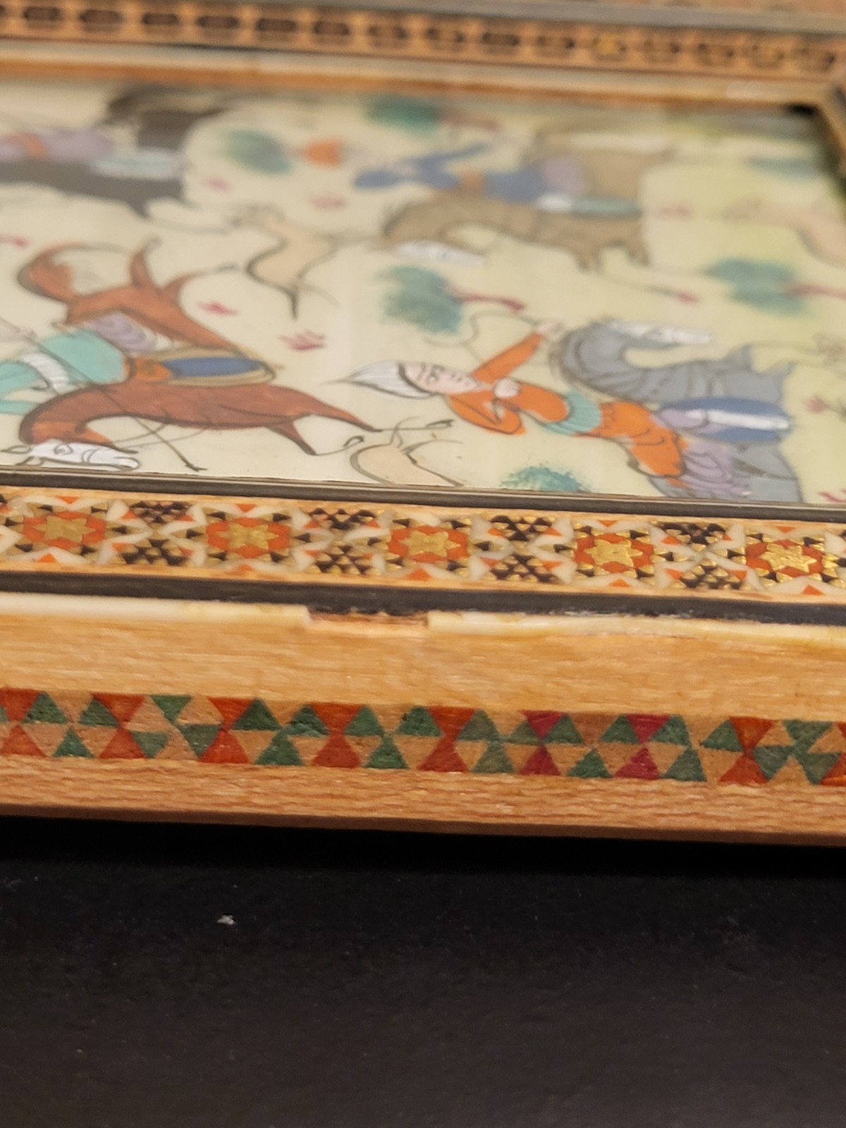 Persian Framed Late 19th Century