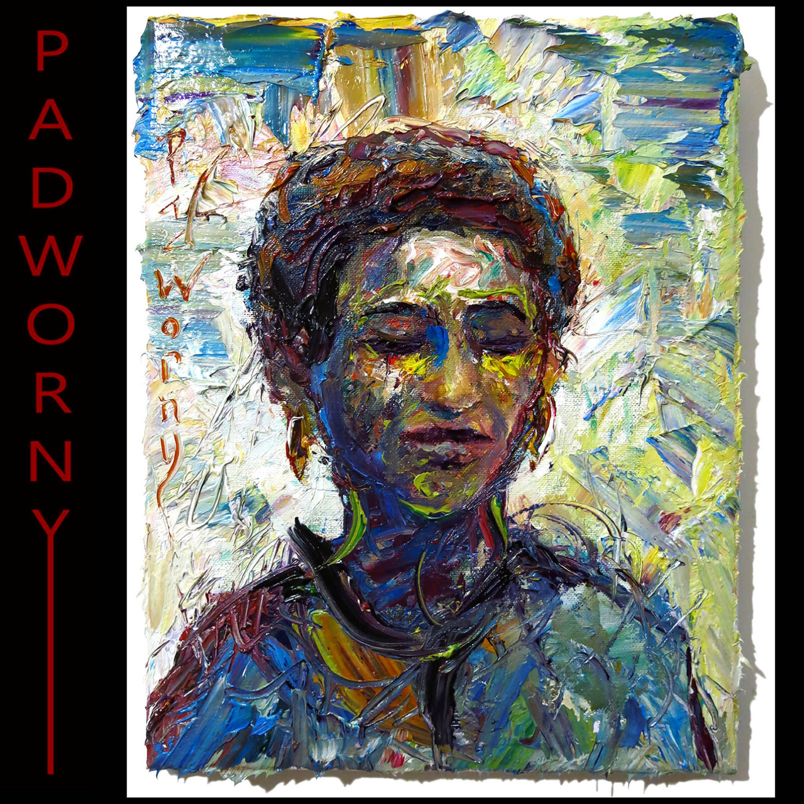 OIL PAINTING█OUTSIDER IMPRESSIONISt ART█SIGNED ABSTRACT█ORIGINAL █PORTRAIT DECO