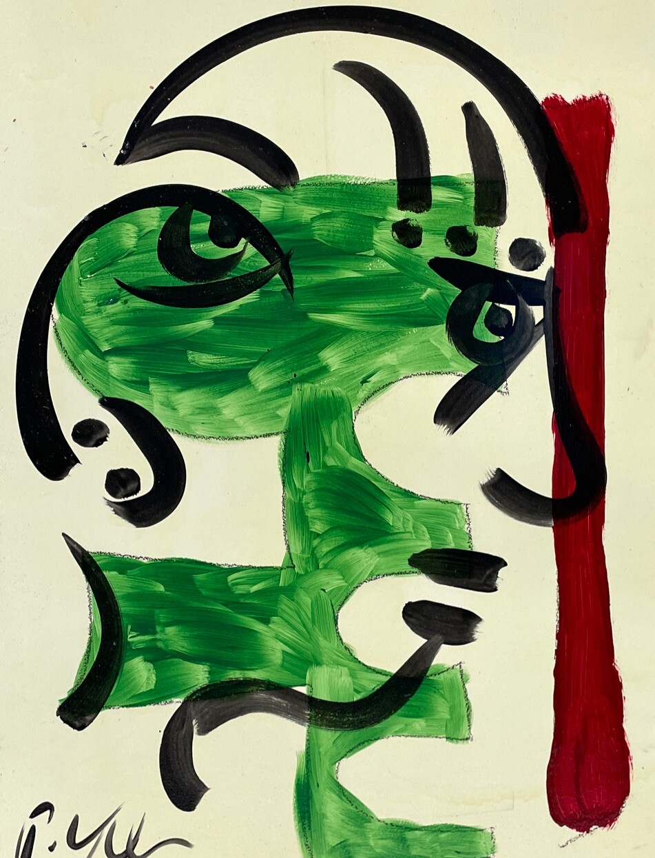 Peter Robert Keil Acryl Painting 32+24 ‘’ Masonite