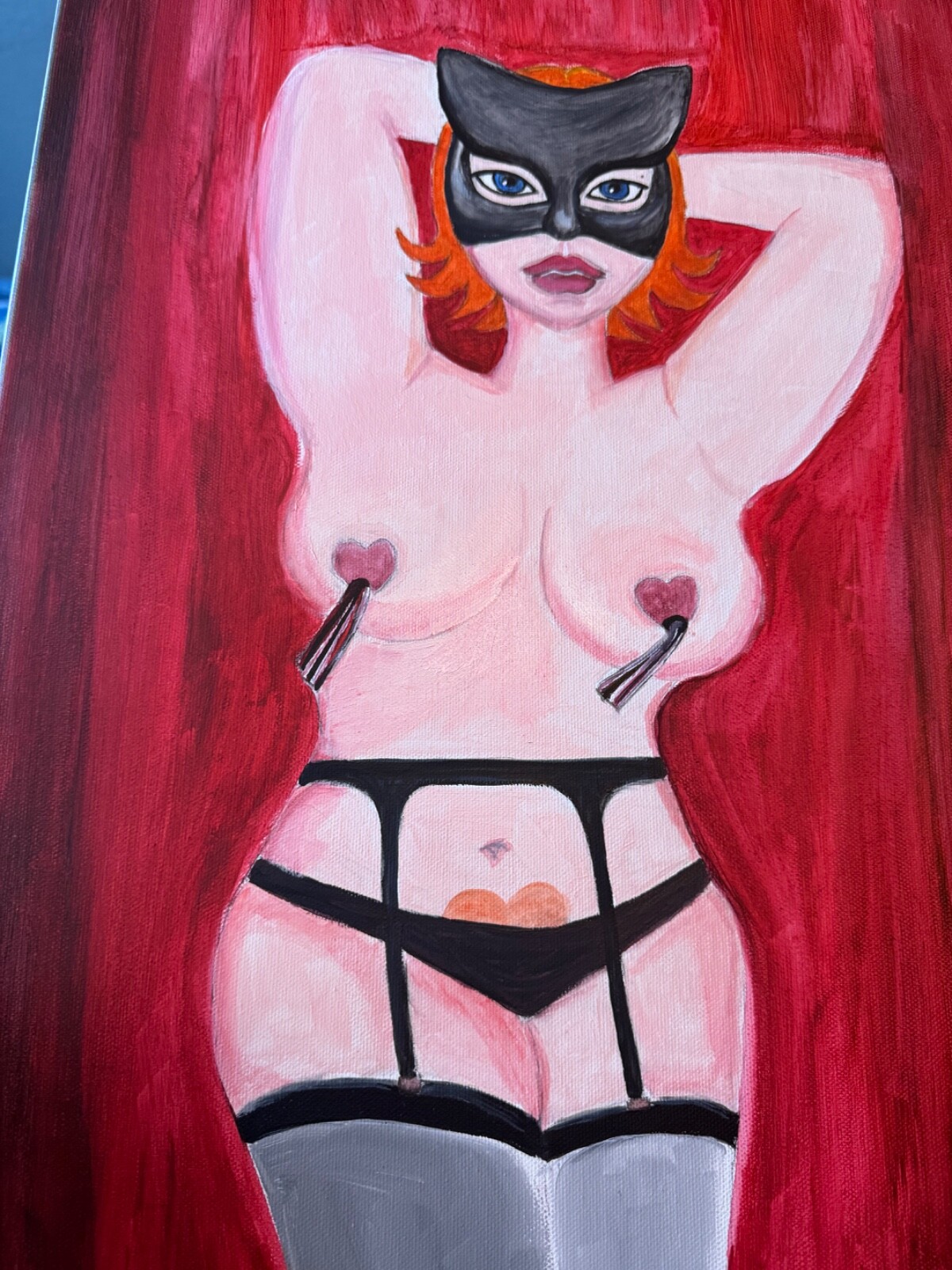 Gauche painting done by me