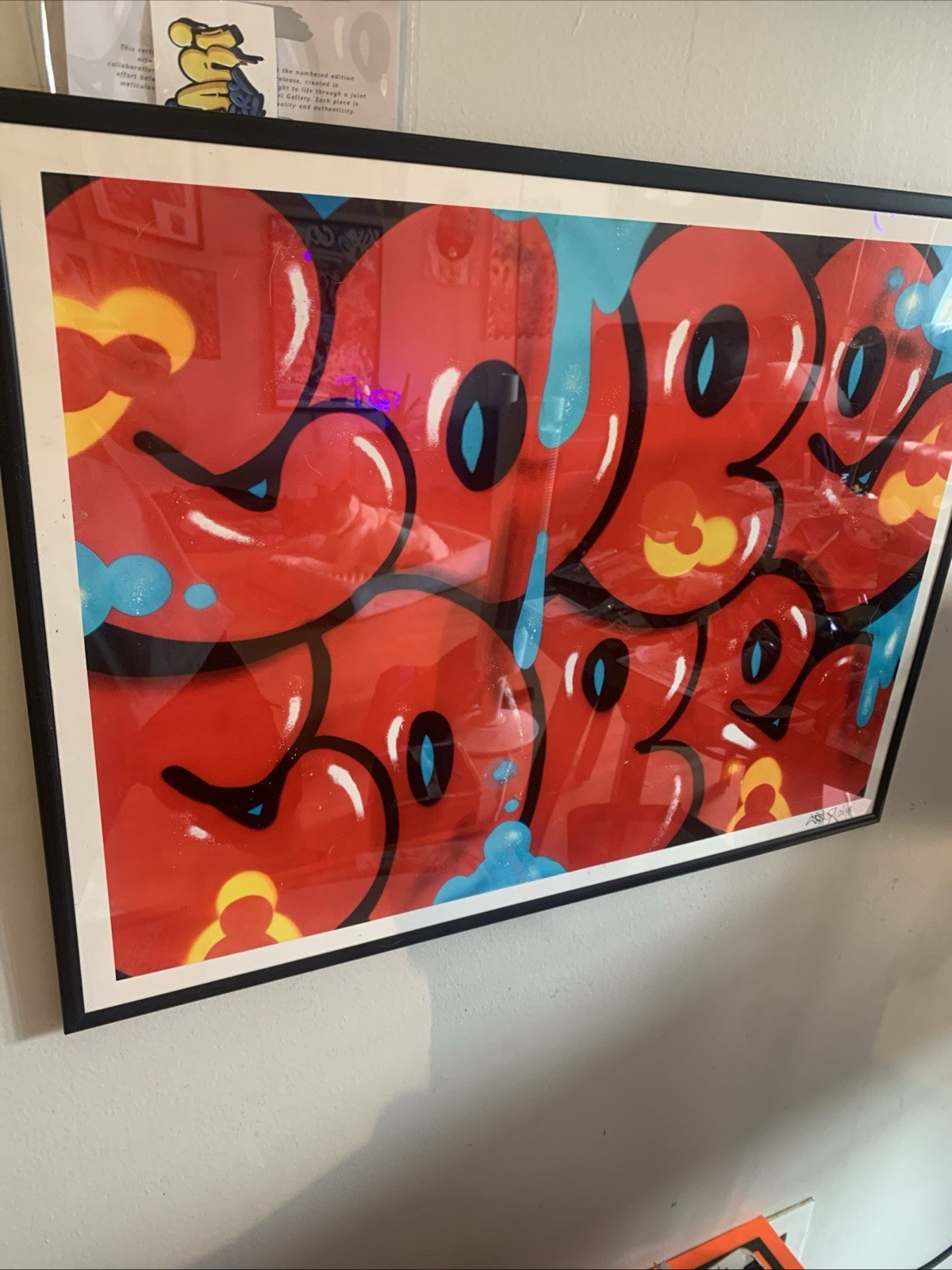 graffiti art original signed COPE2 Dripping Tags COA INCLUDED SOLD OUT LMTD @40