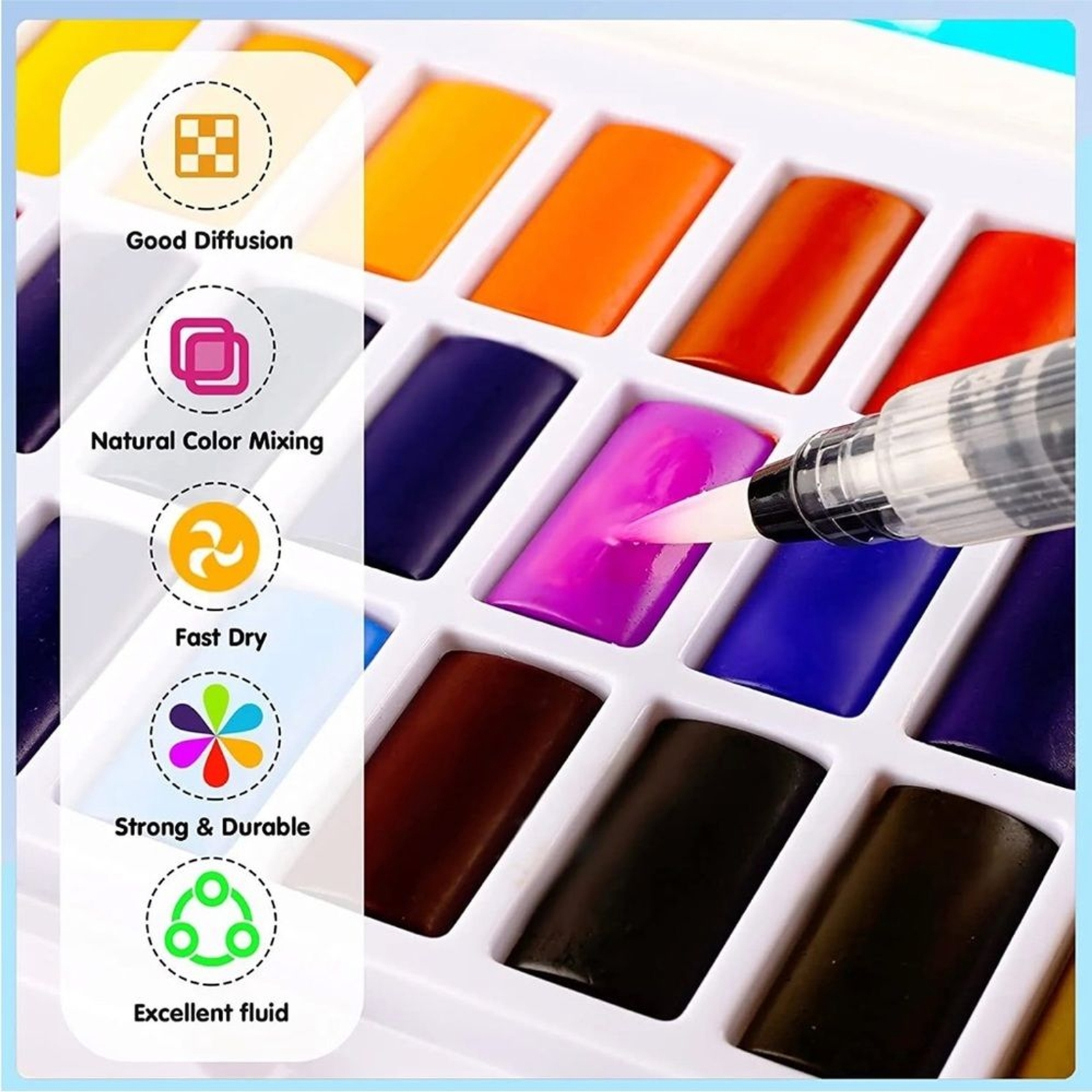 TBC watercolor Portable case.
