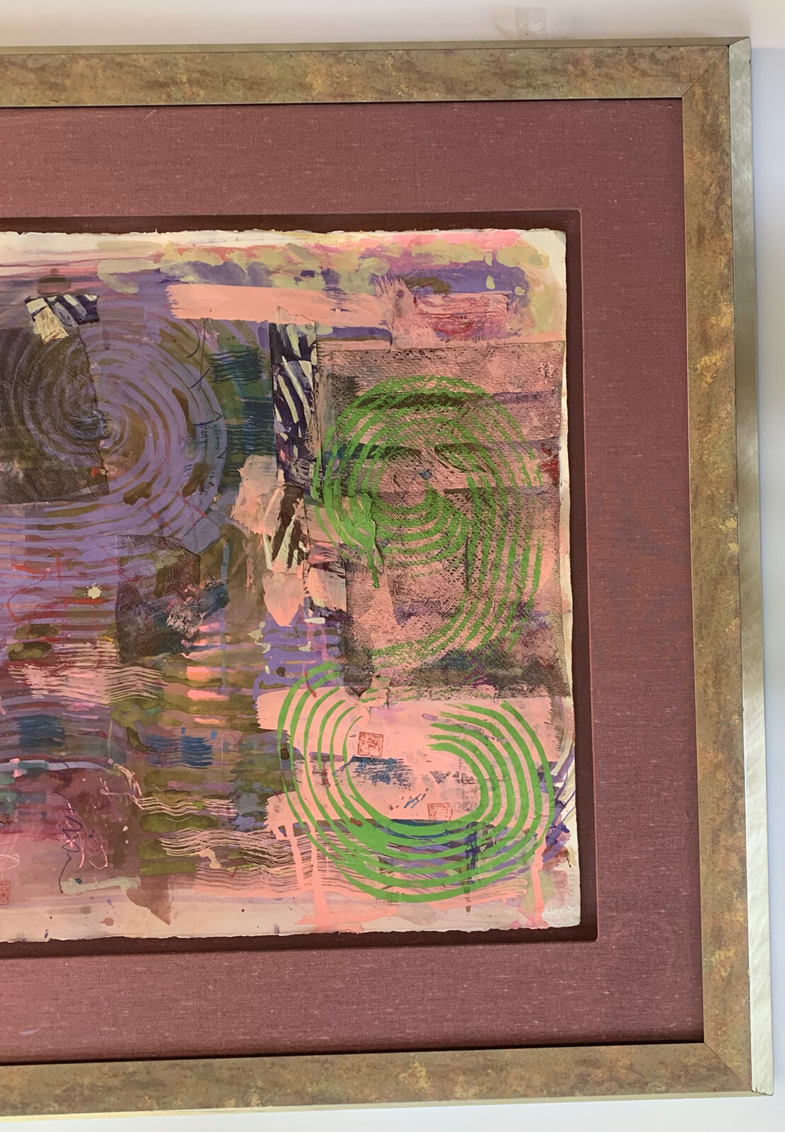 Jeanette Fintz Malay Series Mixed Media Original Painting New York Artist