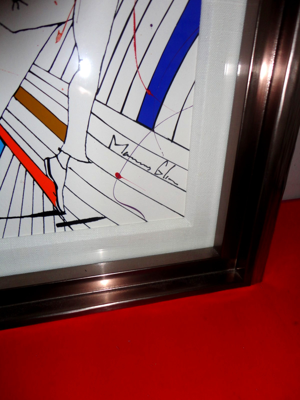 Marcus Glenn Signed from «Dimensions of Art Series» Mixed Media Giclee on Paper
