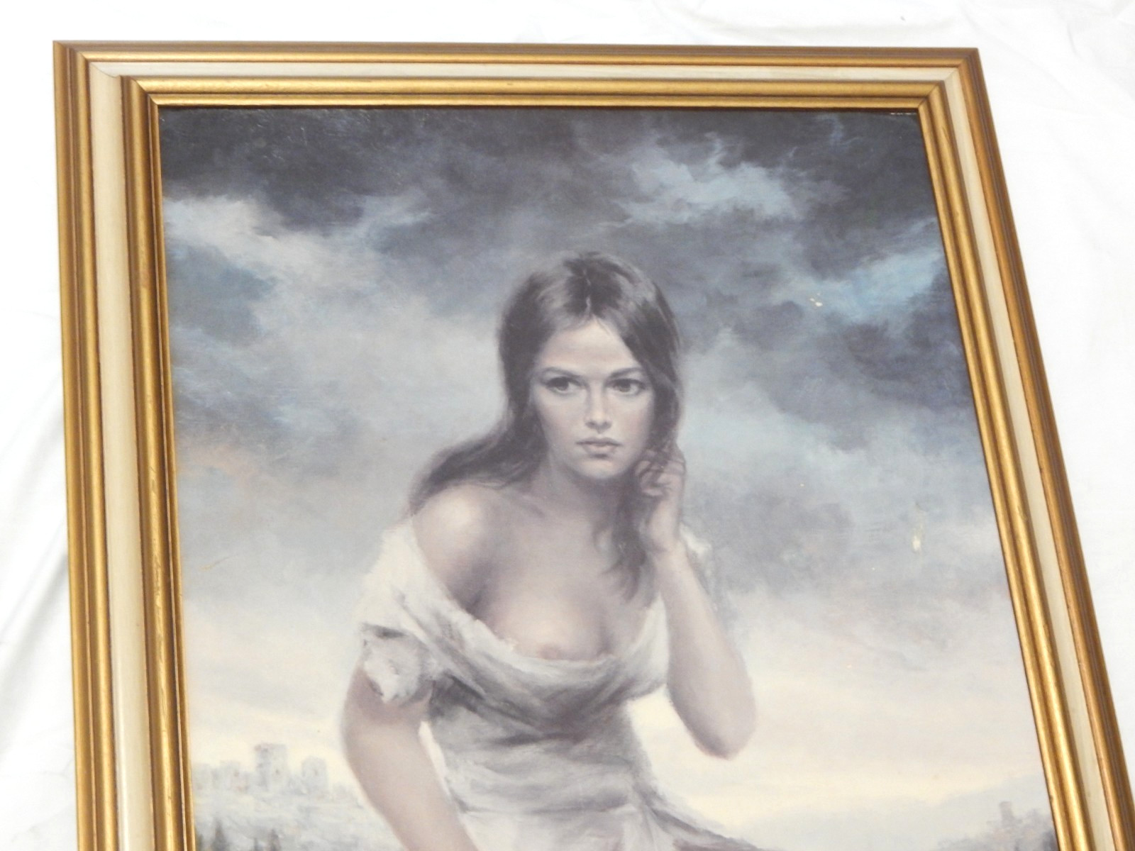 Vintage Broken Silence Textured Print by Joseph Wallace King Vinciata 22”x 28”