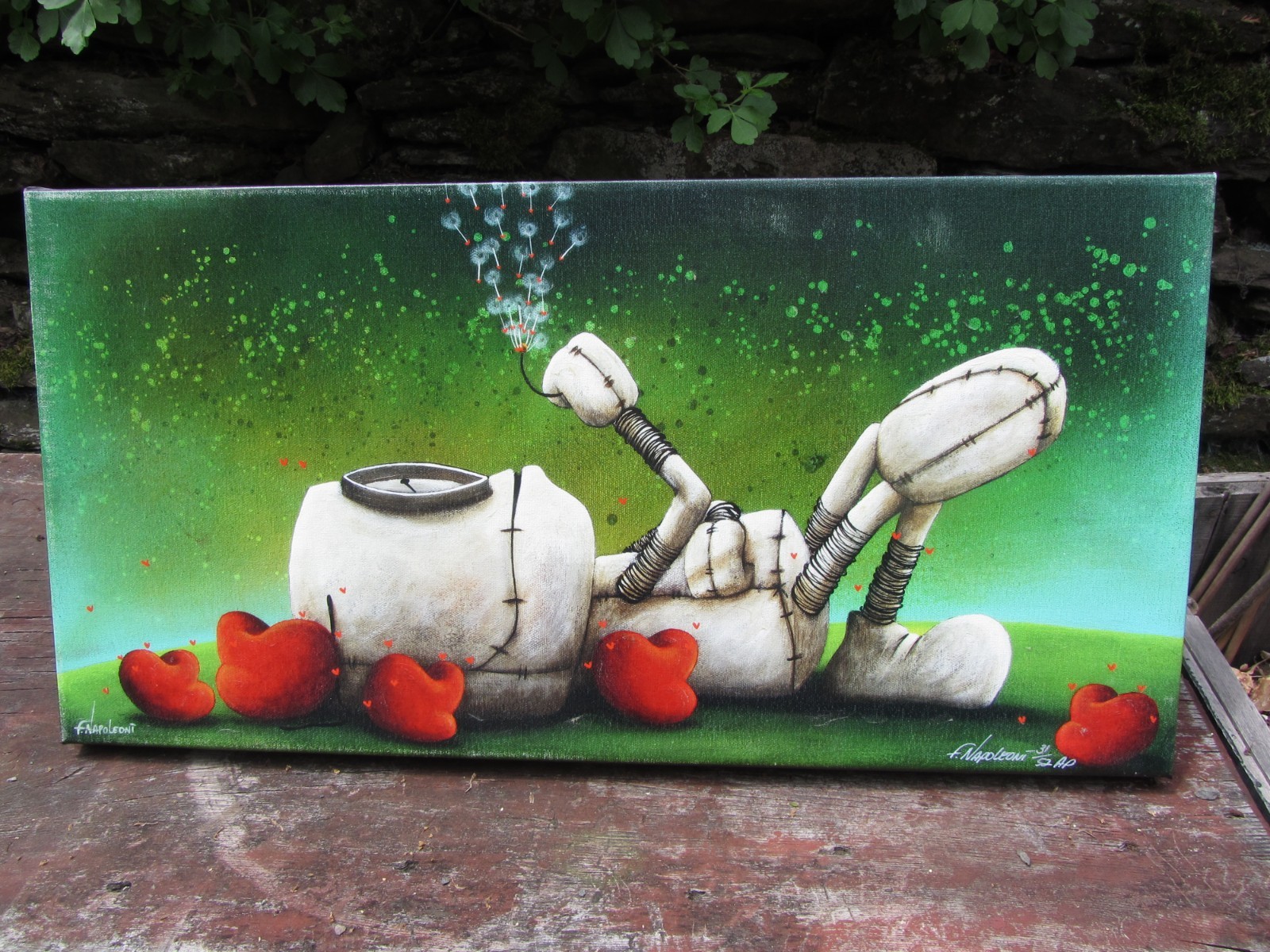 Fabio Napoleoni 31/52 AP Print 15 by 30 inches » All These Wishes one for you «