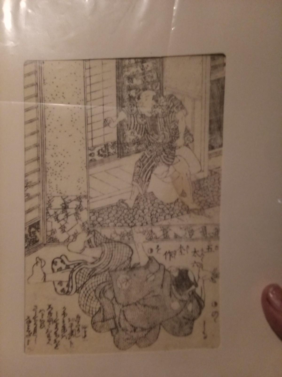 Authentic wood block kunisada 1860
