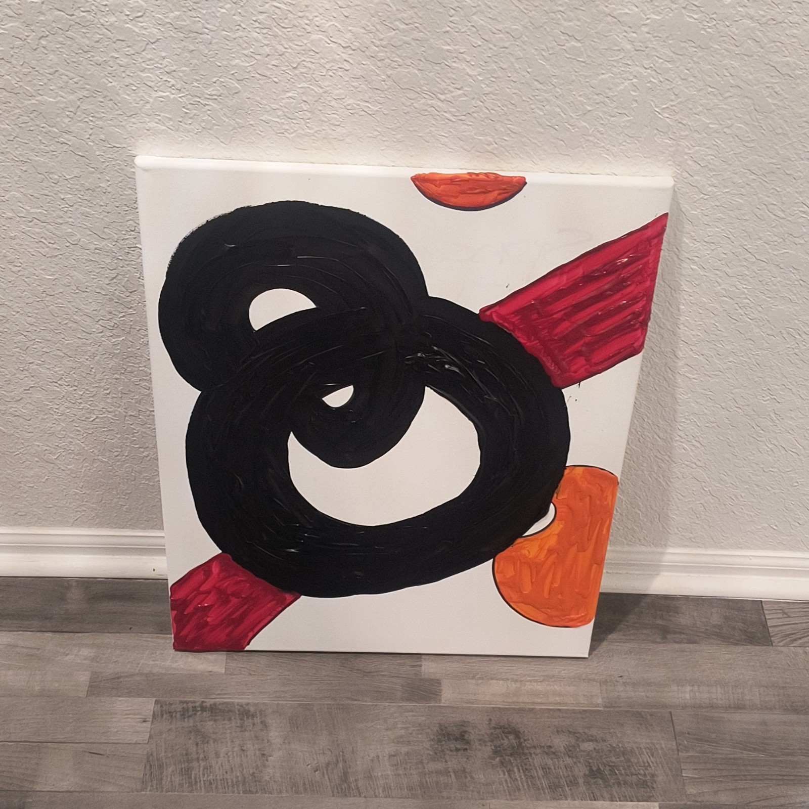 SPACE, Trey Coppland, Abstract Acrylic Painting, 20+24 in, 2026, Signed