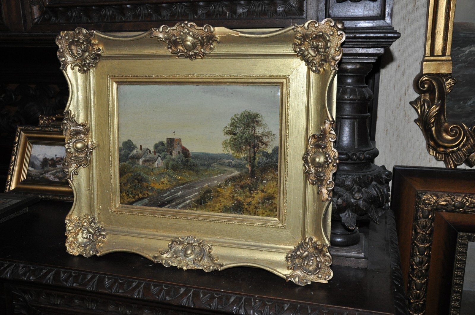 19th Century landscape Well Listed Artist: Edwin Cole 1868-1935