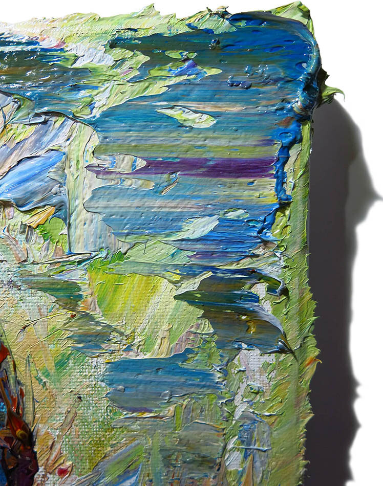 OIL PAINTING█OUTSIDER IMPRESSIONISt ART█SIGNED ABSTRACT█ORIGINAL █PORTRAIT DECO