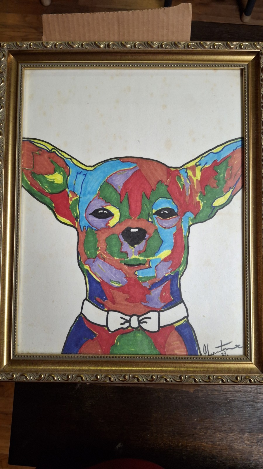 Custome Hand Painted Pet Dog