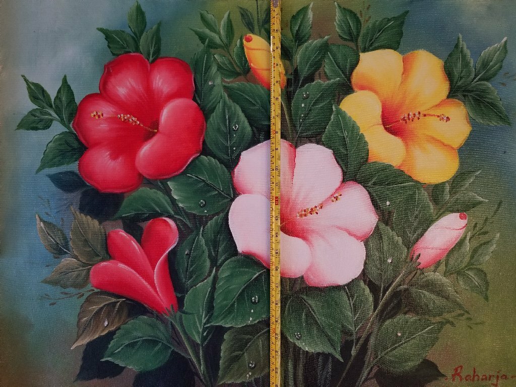 No. 3002 A precious Panda, 0riginal painting 3 pics include 20 x 23.5 cm